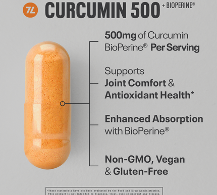 Curcumin 500 + Bioperine